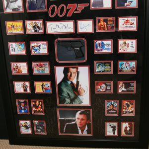 JAMES BOND OO7 ORIGINAL GUN AND 6 AUTOS CUSTOM ONE OF A KIND