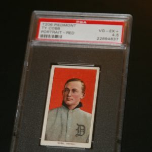 TY COBB T206 PIEDMONT PSA 5 EXCELLENT