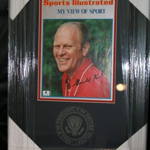 US PRESIDENT GERALD FORD AUTOGRAPHED SPORTS ILLUSTRATED