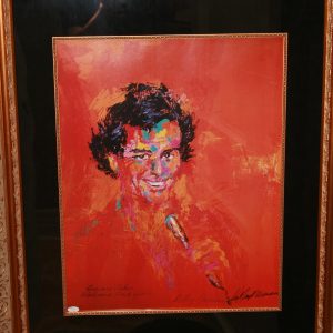 LEROY NEIMAN"JULIO IGLESIAS"CAESERS TAHOE AUTOGRAPHED LITHOGRAPH