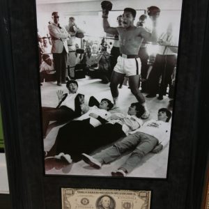 MUHAMMED ALI AUTOGRAPHED 100 DOLLAR BILL 2 SIGNATURES BEATTLES