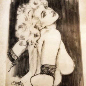 OLIVIA ORIGINAL DRAWING- RHONDA RIDLEY