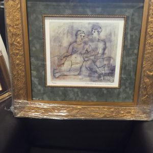 PABLO PICASSO ORIGINAL PRINT "THE LOVERS"