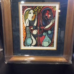 PABLO PICASSO ORIGINAL PRINT "GIRL BEFORE THE MIRROR"