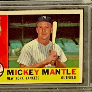 Mickey Mantle 1960 (PSA 6) TOPPS #350 EX-MINT