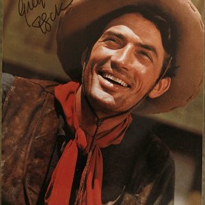 GREGORY PECK AUTOGRAPHED ORIGINAL PHOTO