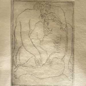 PABLO PICASSO ORIGINAL HAND LAID ETCHING NUMBERED AUTOGRAPHED