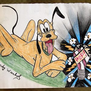 ANDY WARHOL ORIGINAL "PLUTO" HAND LITHOGRAPH