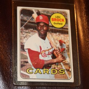 LOU BROCK TOPPS CARD