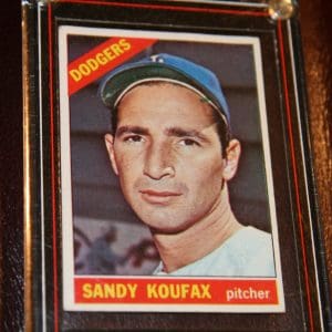 SANDY KOUFAX TOPPS CARD