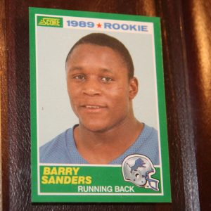 BARRY SANDERS SCORE ROOKIE CARD