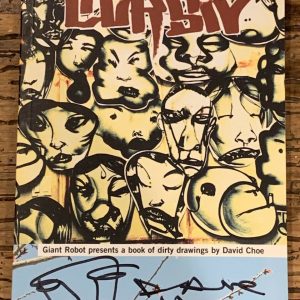 David Choe signed book â€œCursiveâ€