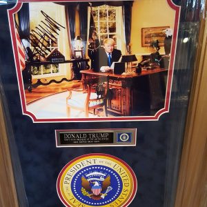 DONALD TRUMP- NYC OFFICE AUTOGRAPHED