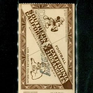 Jackie Robinson 1939 USC vs UCLA Ticket-stub (PSA) Authentic