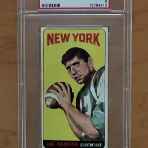 Joe Namath New York Jets "Butterfly" 1965 Topps