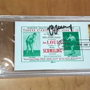 Joe Louis vs. Max Schmeling first day cover signed (PSA)