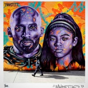 Kobe Bryant & Gigi Art X Mad Steez (Limited Edition) 248 Signed