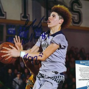 LaMelo Ball Chino Hills Autographed Signed 8x10 â€œ92 Pointsâ€