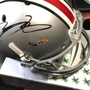Lebron James signed Ohio State Buckeyes Helmet