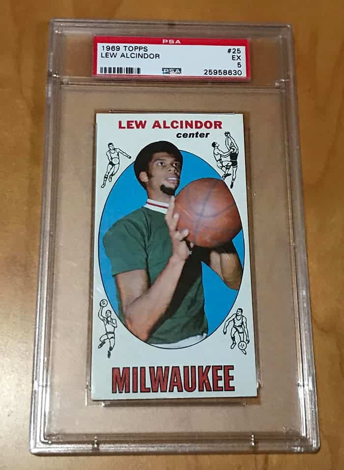 Lew Alcindor Rookie 1969 Topps PSA