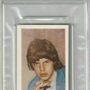 Mick Jagger Card Rolling Stones 1966 (PSA)