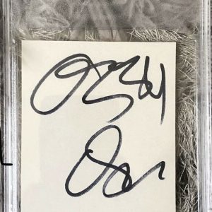 OZZY OSBOURNE Signed (PSA / DNA) Slab Cut