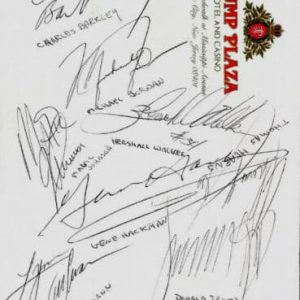 President Donald Trump & Michael Jordan Signed + 9 Celebrity JSA