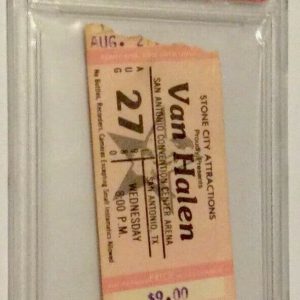 Van Halen (PSA) Concert Ticket / WORLD INVASION