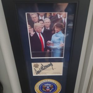 Donald Trump Autographed Business Card