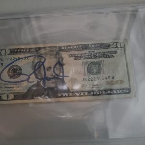 Roy Jones Jr Autographed $20 Beckett Authenticated