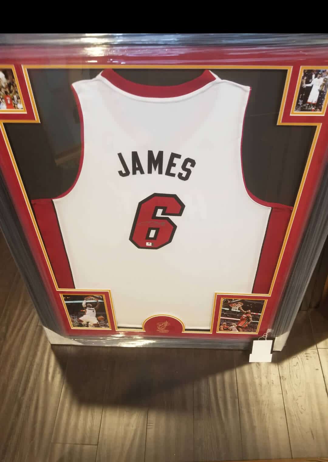 Lebron James Autographed Miami Heat Jersey