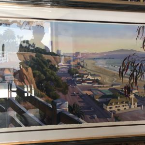 John Comer Pacific Coast Highway Original serigraph numbered Authentic