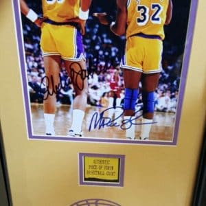 Kareem Abdul Jabbar and Magic Johnson