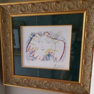 Pablo Picasso Authentic Authenticated Autographed