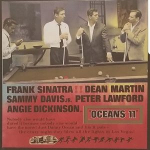 Steve Kaufman Original oil Oceans 11 30 x 30 Custom floated framed Autographed.