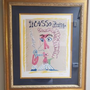 Pablo Picasso Authentic Authenticated Autographed