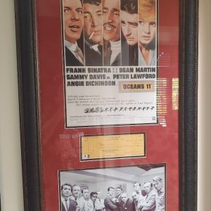 Oceans 11 Original Authentic Autographed Authenticated