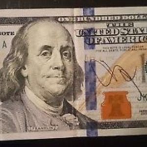 Grant Cardone Autographed 100$ bill Authenticated