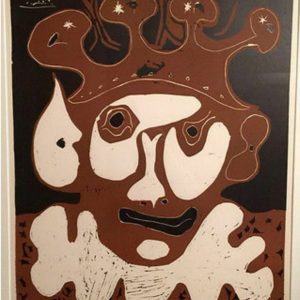 Pablo Picasso Authentic Authenticated Autographed Lithograph 16 x 20.