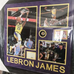 Lebron James Upper Deck Autographed Original piece