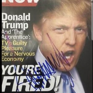 Donald Trump Newsweek Autographed cover Authenticated