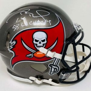 Tom Brady TB Bucs Autographed SB Helmet