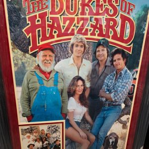 Dukes of Hazzard Cast Autographed Authenticated