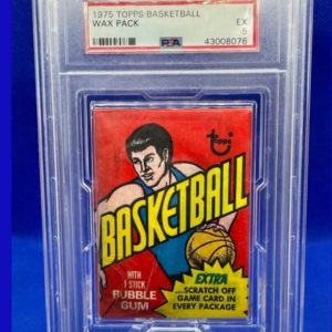 1975 Basketball Wax Pack PSA 5