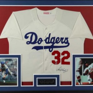 Sandy Koufax Autographed La Dodgers Authentic jersey with original