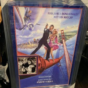 Kill Roger Moore Jane Seymour Autographed Authenticated custom framed