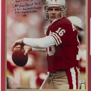 Joe Montana Autographed Authenticated OAK Photo