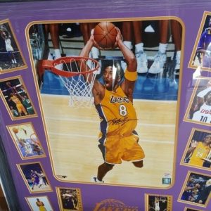 Kobe Bryant Autographed Authenticated Photo collage
