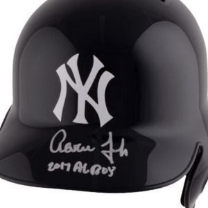 Aaron Judge Autographed Authenticated Yankees Helmet