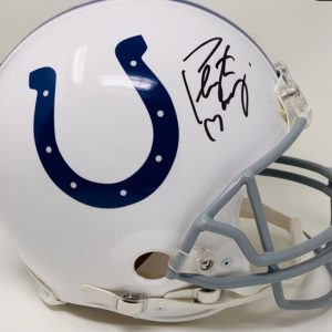 Peyton Manning Autographed Authenticated Colts Helmet.